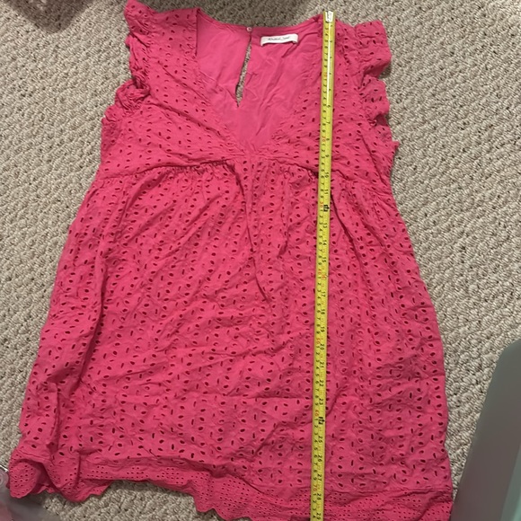 Mustard Seed Pink Eyelet Dress with Built In Shorts - Picture 13 of 15